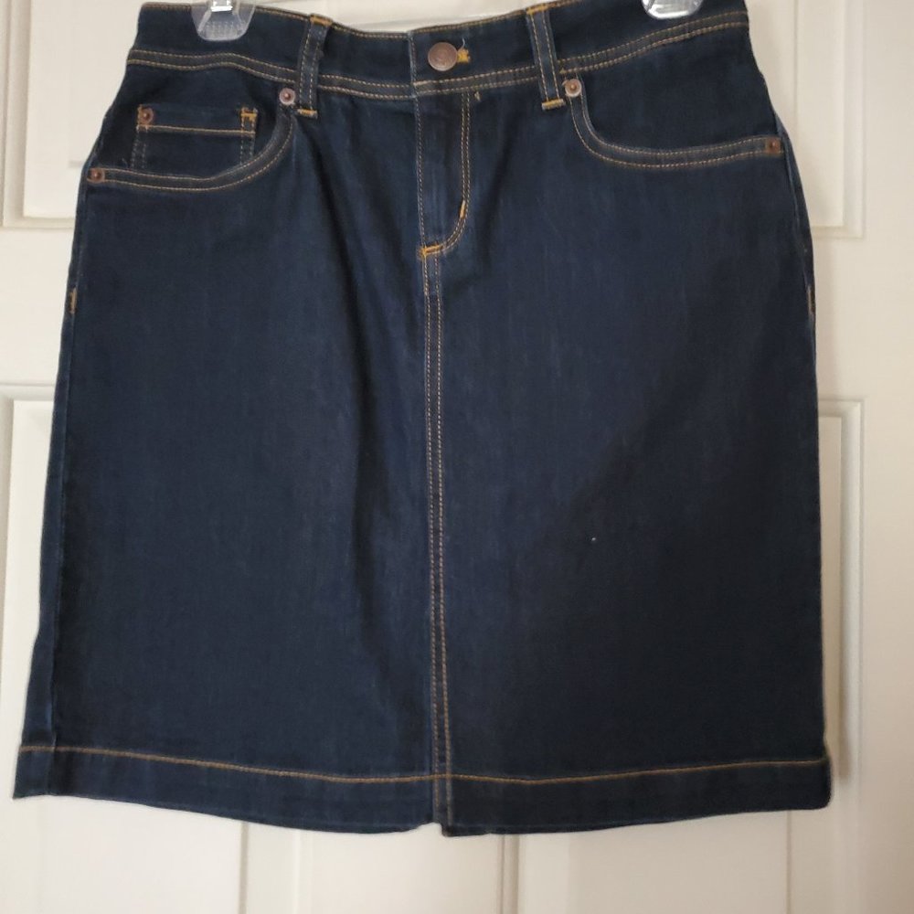 Bass ladies short jean skirt